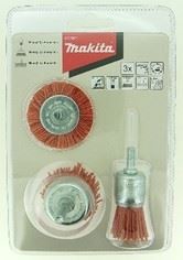 MAKITA set najlonskih četkica za grubo brušenje 3 kom D-70742