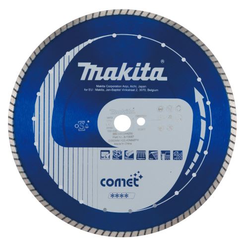 MAKITA dijamantna rezna ploča Comet Turbo 350x25,4 mm B-13057