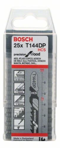 BOSCH List pile za sabljastu pilu T 144 DP Precision for Wood (25 kom) 2608633A39