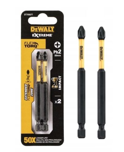 DeWALT PH2 set bitova, 85 mm (2 kom) DT70567T