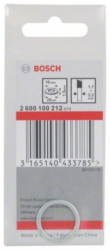 BOSCH redukcijski prsten za listove pile 20 x 16 x 1,5 mm 2600100212