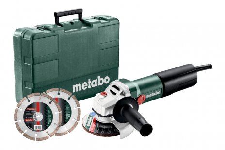 Metabo WQ 1100-125 set (610035510) kutna brusilica