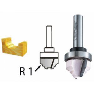 MAKITA Rezač profila s ležajnim prihvatom 8 mm, 22x13x54 mm D-48262