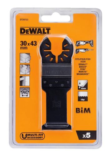 DEWALT Listovi pile za rezanje drva s čavlima, 30 x 43 mm (5 kom) DT20723