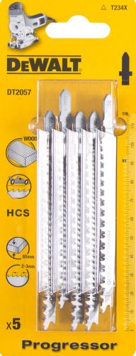 DeWALT Progressor list pile za drvo do 65 mm, 116 mm T234X (5 kom) DT2057