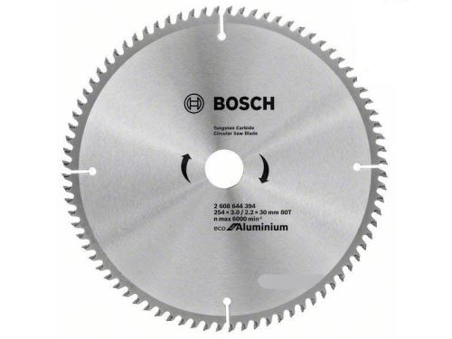 BOSCH List pile Eco for Aluminium 254x3.0/2.2x30 80T 2608644394