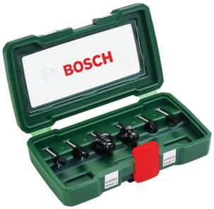 BOSCH 6-dijelni set rezača od tvrdog metala (Ø drške 6 mm) 2607019464