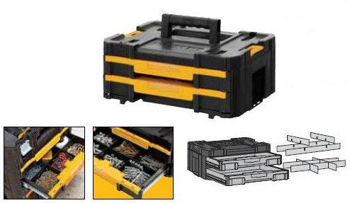 DeWALT TSTAK IV - kofer s dvije ladice za pribor DWST1-70706