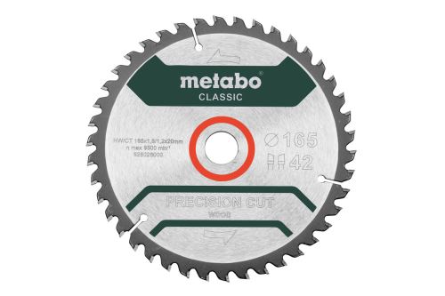 METABO List pile 165 x 20 mm, 42 zuba, 5° 628026000