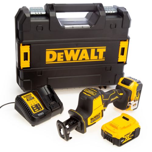 Dewalt kompaktna ubodna pila bez četkica 18V XR (2 x 5,0 Ah baterije) u TSTAK kutiji DCS369P2