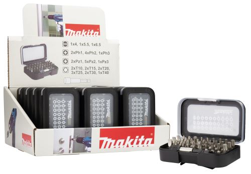 MAKITA set bitova 1/4" 31 kom u plastičnoj kutiji, 12 kom D-30667-12