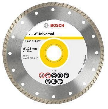 BOSCH dijamantna rezna ploča ECO For Universal 125x22.23x2.4x7 2608615037