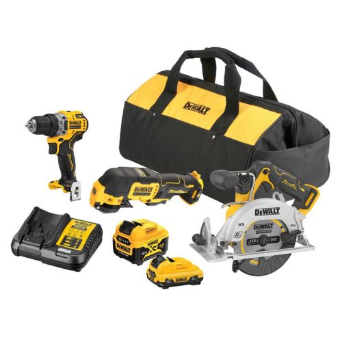 DeWALT Stroj set 12V, 3 komada DCK317P1D1