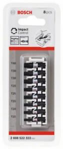 BOSCH Impact Control set bitova, 8 komada, 1×T15;2×T20;2×T25;2×T30;1×T40 2608522322