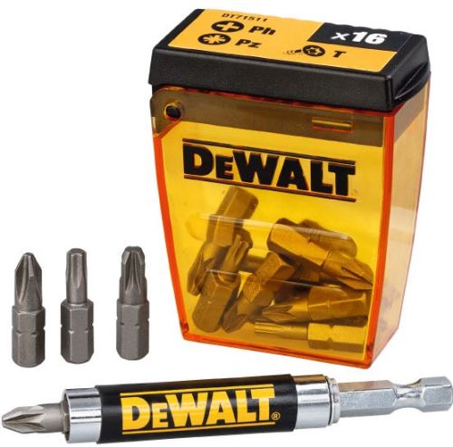 DeWALT Set bitova (16 kom), magnetna vodilica DT71511