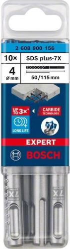 BOSCH EXPERT svrdlo SDS plus-7X, 4x50x115 10 kom 2608900156