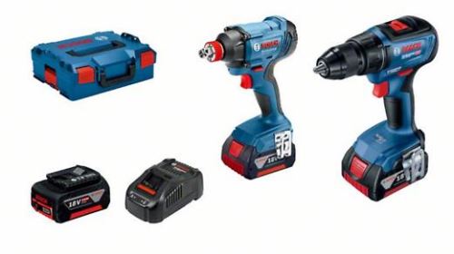 Bosch Professional set: GSR 18V-50 + GDX 180-LI + 3× GBA 18V 5.0Ah + GAL 1880CV u L-BOXX136 06019G5227