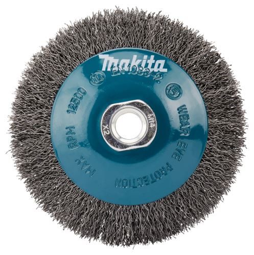 MAKITA čašasta četka od čelične žice, valovita žica 0,3 mm, 115 mm D-39849