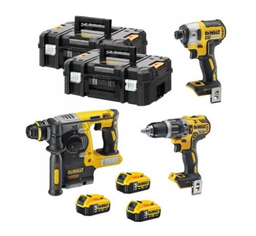 DeWALT Combo set baterijskih alata 18V DCK368P3T