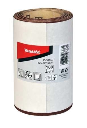 MAKITA brusni papir 120 mm K240 rola 5m P-38168