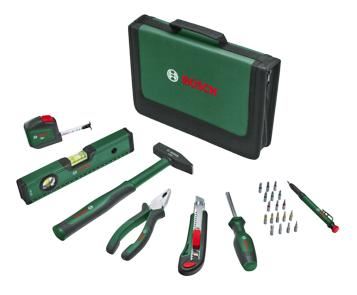 BOSCH Set od 25 univerzalnih ručnih alata 1600A02BY6