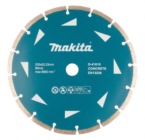 MAKITA segmentirana dijamantna rezna ploča 230x22,23 mm D-41610