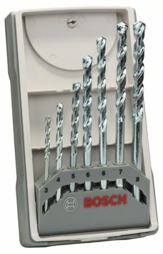 BOSCH 7-dijelni set svrdla za kamen CYL-1 3; 4; 5; 5,5; 6; 7; 8 mm 2607017035