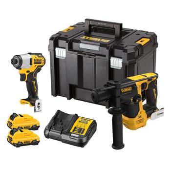 DeWALT 12V baterijski kompaktni set alata, 2x baterija, TSTAK DCK2104L2T