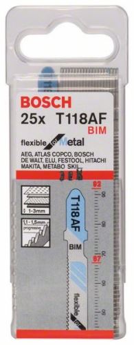 BOSCH List pile za sabljastu pilu T 118 AF Flexible for Metal (5 kom) 2608634505