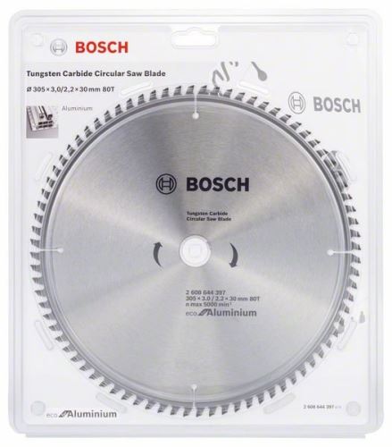 BOSCH List pile Eco for Aluminium 254x3.0/2.2x30 96T 2608644395