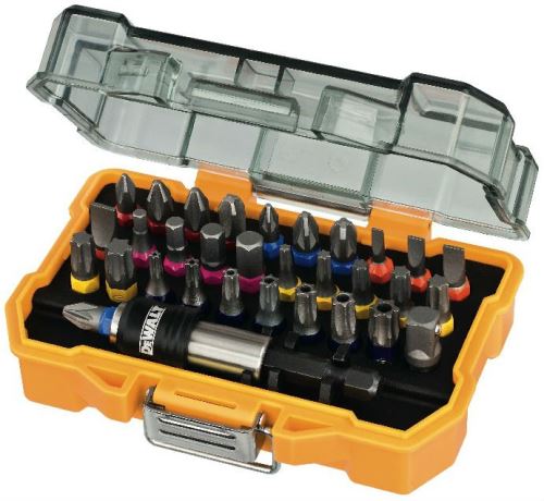 DeWALT set bitova Pz/Ph/Torx/Flat/Hex i brze spojke (32 kom) DT7969