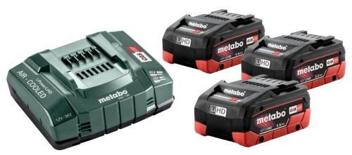 METABO Osnovni set (punjač + baterije) 18V / 3x LiHD 5,5 Ah 685074000