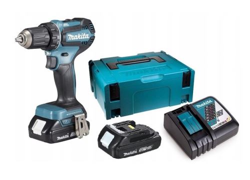 Makita Aku akumulatorski udarni odvijač Li-ion LXT 18V/2,0 Ah, Makpac DHP485RAJ