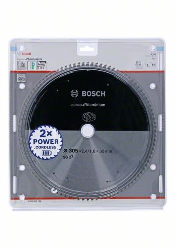 BOSCH List pile za akumulatorske pile; Standardno za aluminij 305x30x2,4/1,8x96T 2608837782