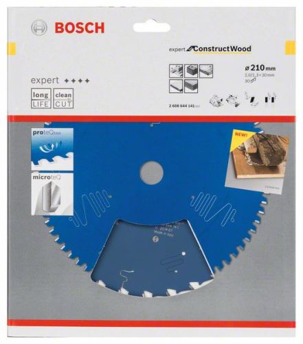 BOSCH List pile Expert for Construct Wood 210 x 30 x 2,0 mm, 30 2608644141