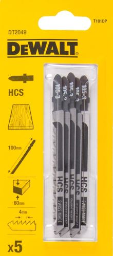 DeWALT List pile HCS, za drvo, 100 mm (5 kom) DT2049