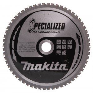 MAKITA list pile za sendvič panele SPECIALIZED 270x2,4x30 mm 60 zuba B-33598