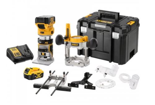 DeWALT Akumulatorska kombinirana glodalica 18V 2x5.0Ah DCW604P2