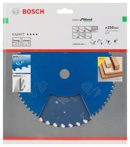 BOSCH List pile Expert for Wood 210 x 30 x 2,4 mm, 40 2608644056