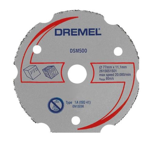 DREMEL univerzalna rezna ploča od tvrdog metala 2615S500JB