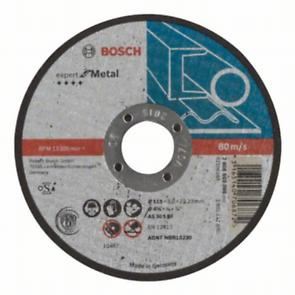 BOSCH Rezna ploča ravna Expert for Metal AS 30 S BF, 115 mm, 3,0 mm 2608603395