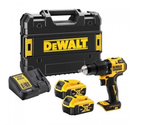 Dewalt akumulatorska udarna bušilica 18V 2x5.0Ah DCD709P2T