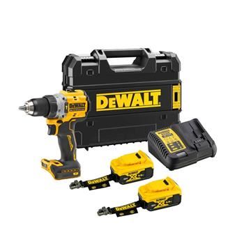 DeWALT 18V AKU bušilica 2x5Ah LR, punjač, Tstak DCD805P2LRT