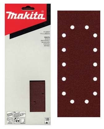 MAKITA brusni papir 115x280 mm 14 rupa K150, 10 kom P-33059