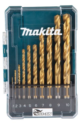 MAKITA set burgija HSS-TiN Economical za metal 10 kom D-72849