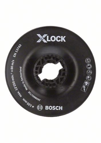 BOSCH X-LOCK Podložna ploča, gruba 125 mm, 12.500 o/min 2608601716