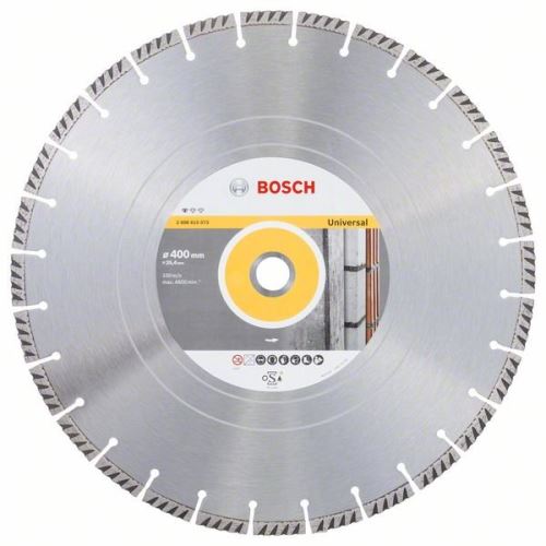 BOSCH Dijamantna rezna ploča Standard for Universal 400 × 25,4 400x20x3,2x10 mm 2608615073