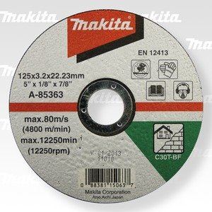 MAKITA disk rezni kamen 125x3x22 mm A-85363