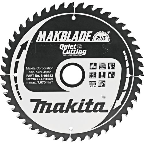 MAKITA list pile za drvo MAKBLADEplus 216x2,4x30 mm 48 zuba B-08632