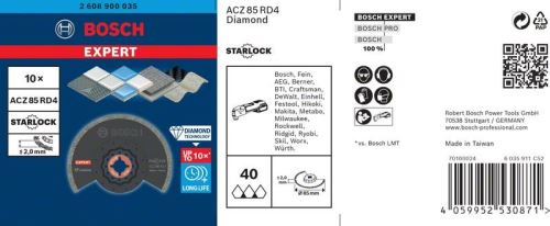 BOSCH EXPERT STARLOCK ACZ85RD4, 10 kom 2608900035